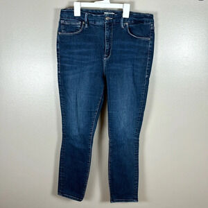 Good American High Rise Dark Wash Jeans